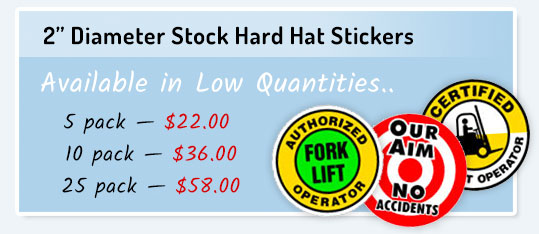 Hard Hat Stickers Pack Wholesale sticker supplier 